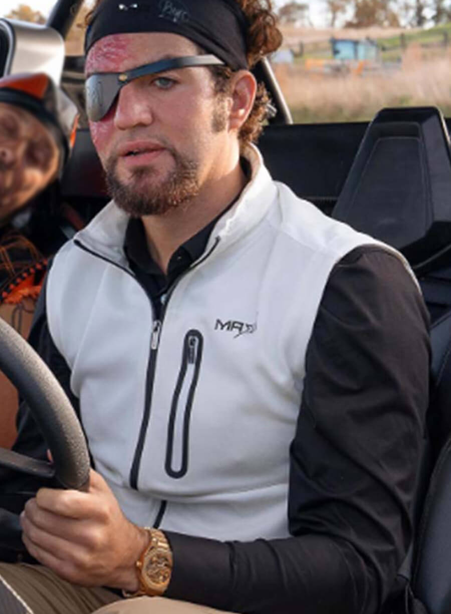 Happy Gilmore 2 Benny Safdie Frank Manatee White Vest