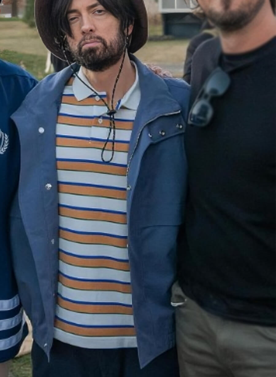 Happy Gilmore 2 Eminem Blue Cotton Jacket