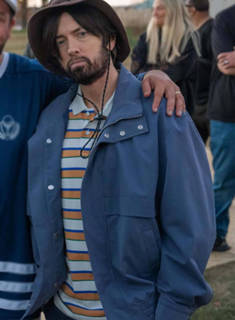 Happy Gilmore 2 Eminem Blue Cotton Jacket