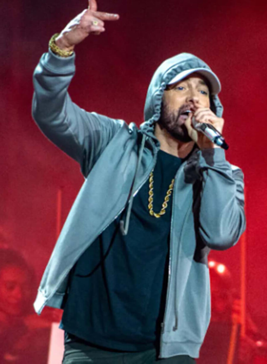 Happy Gilmore 2 Eminem Grey Hooded Jacket