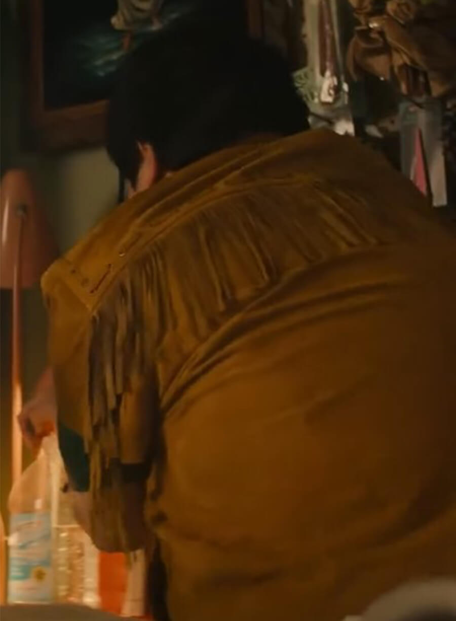 Harvey Guillén Alexander and the Terrible Claudio Brown Fringe Jacket