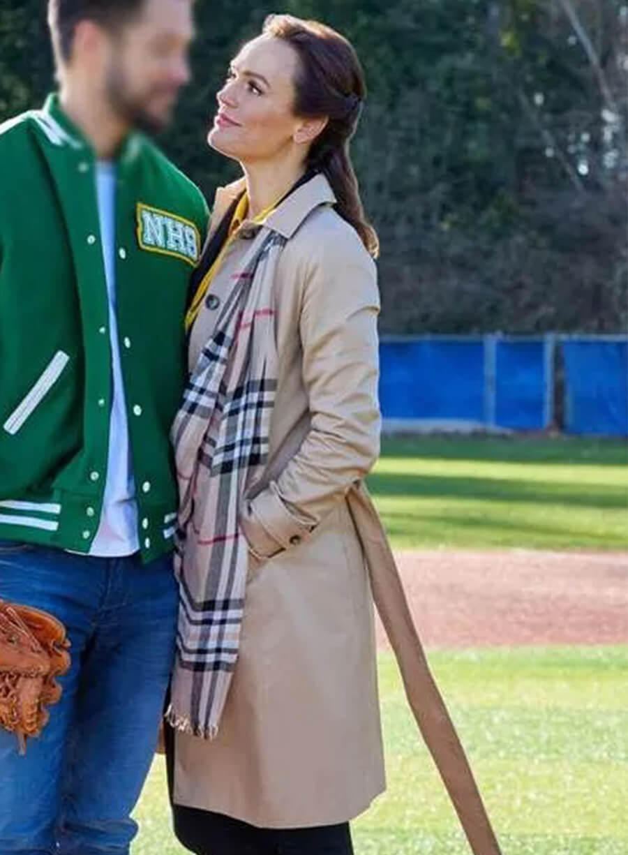 Hearts in the Game 2023 Erin Cahill Hazel Miller Coat