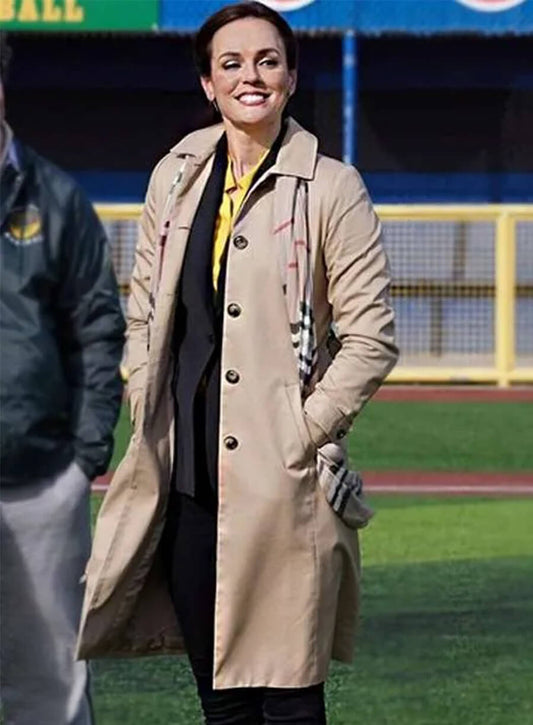 Hearts in the Game 2023 Erin Cahill Hazel Miller Coat
