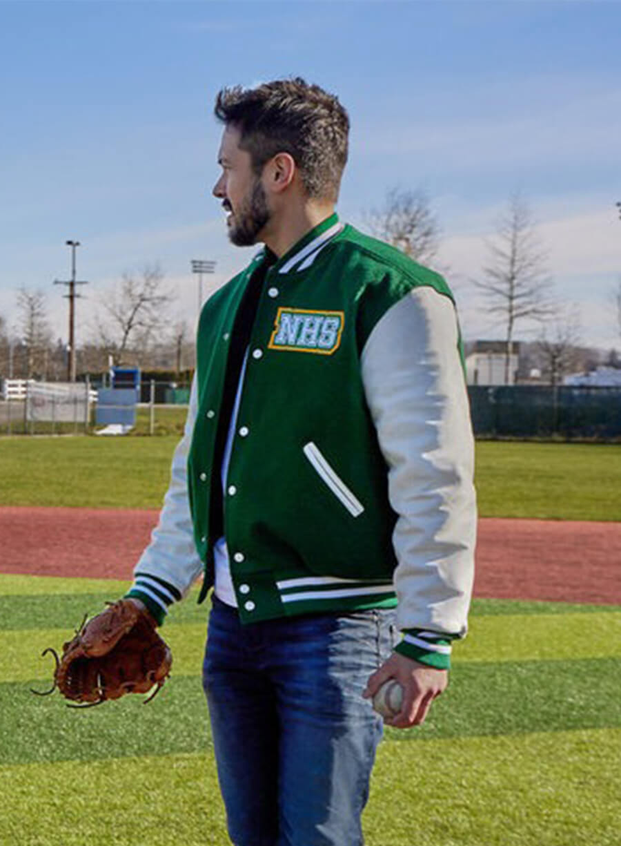 Hearts in the Game 2023 Marco Grazzini Diego Green Varsity Jacket