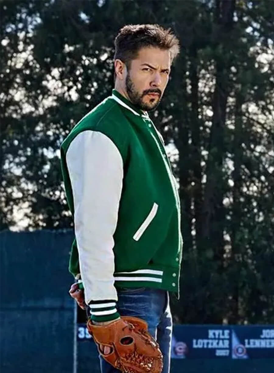 Hearts in the Game 2023 Marco Grazzini Diego Green Varsity Jacket