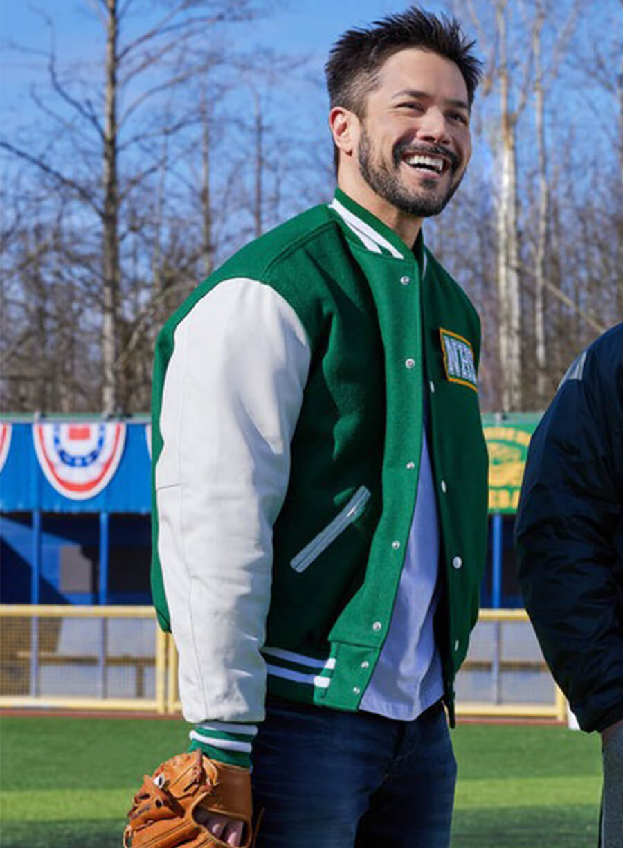 Hearts in the Game 2023 Marco Grazzini Diego Green Varsity Jacket