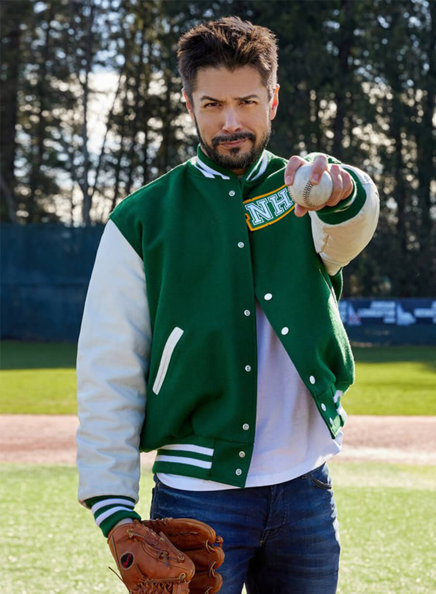 Hearts in the Game 2023 Marco Grazzini Diego Green Varsity Jacket