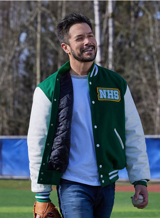 Hearts in the Game 2023 Marco Grazzini Diego Green Varsity Jacket
