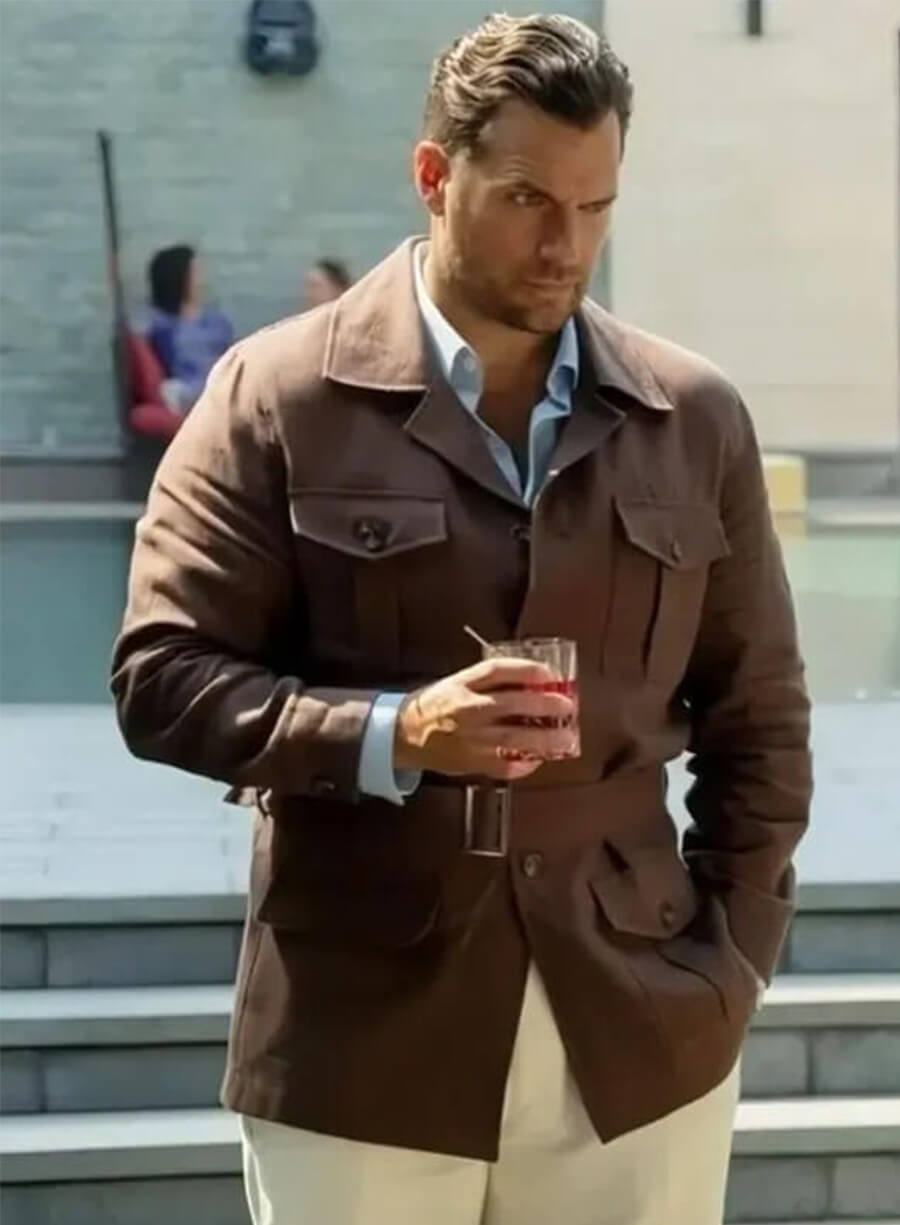 Henry Cavill In The Grey 2026 Sid Brown Jacket
