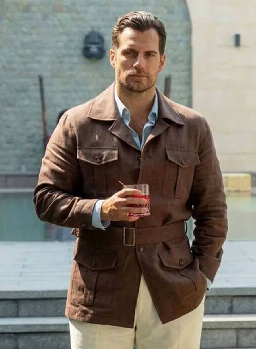 Henry Cavill In The Grey 2026 Sid Brown Jacket