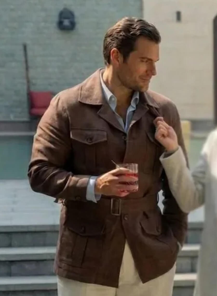 Henry Cavill In The Grey 2026 Sid Brown Jacket