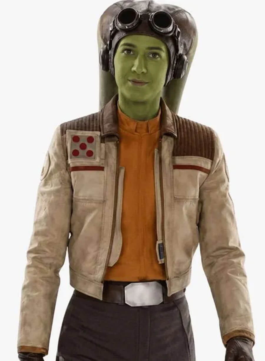 Hera Syndulla Star Wars Ahsoka Beige Jacket 