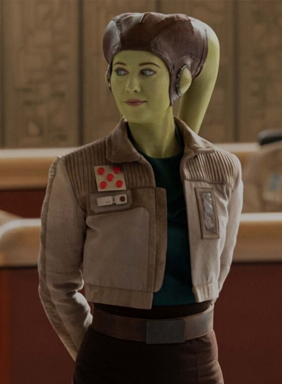 Hera Syndulla Star Wars Ahsoka Beige Jacket 