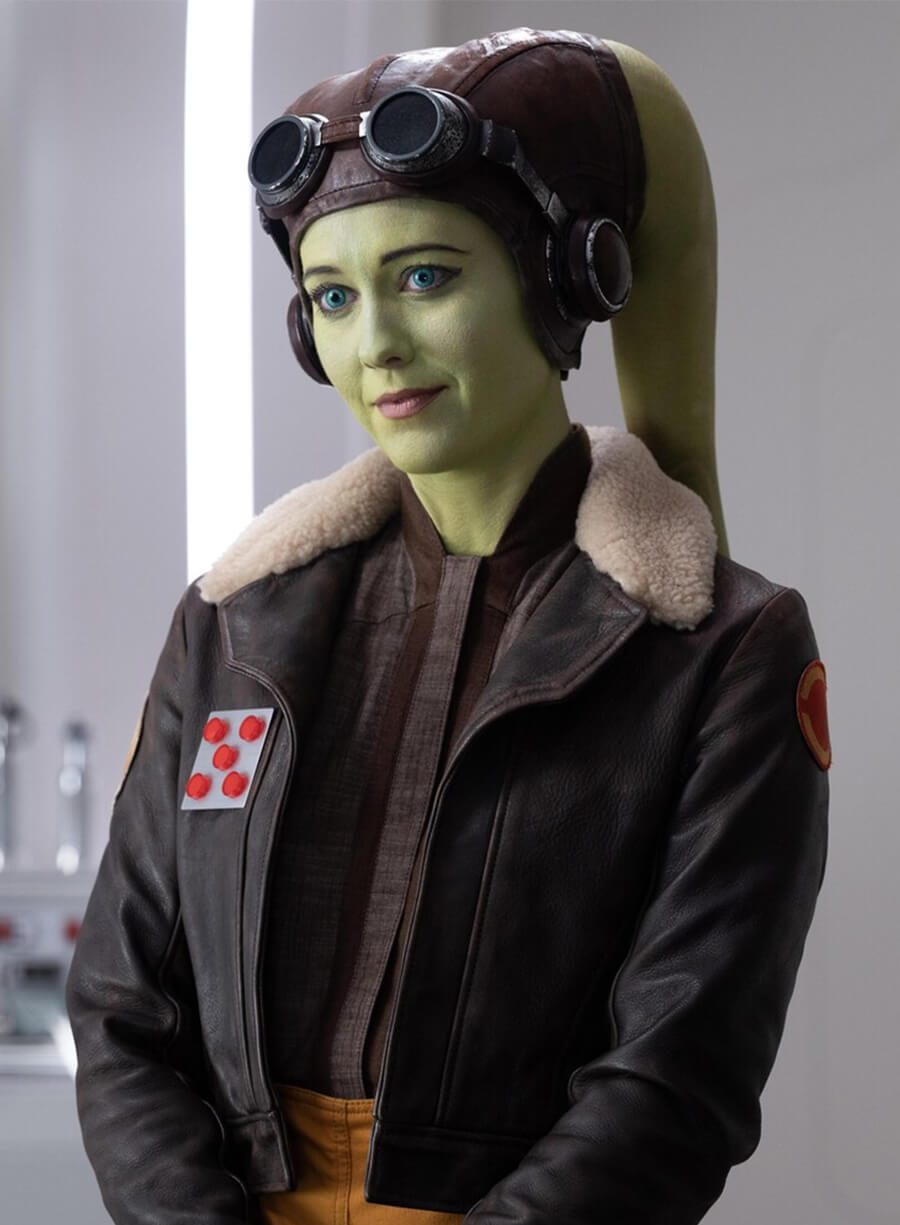 Hera Syndulla Star Wars Ahsoka Brown Leather Jacket