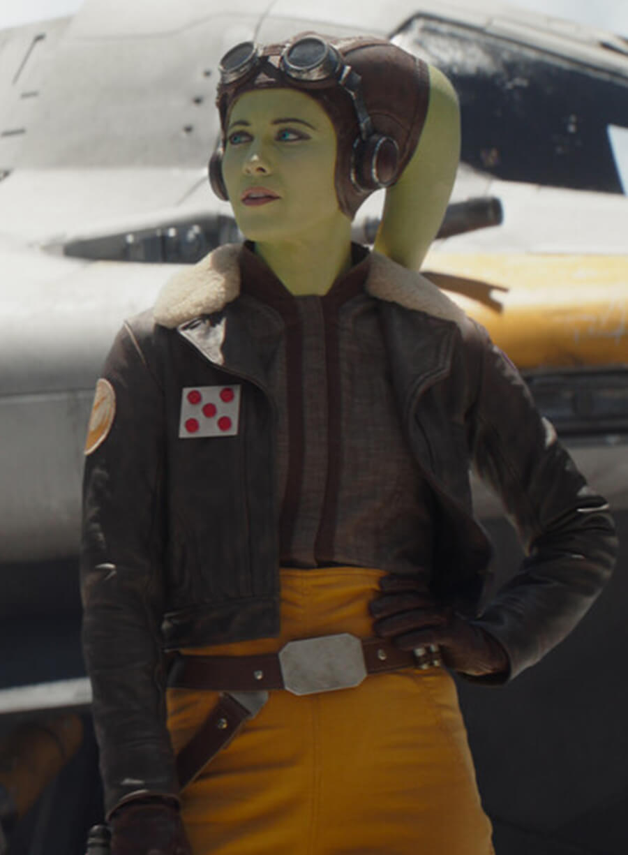 Hera Syndulla Star Wars Ahsoka Brown Leather Jacket