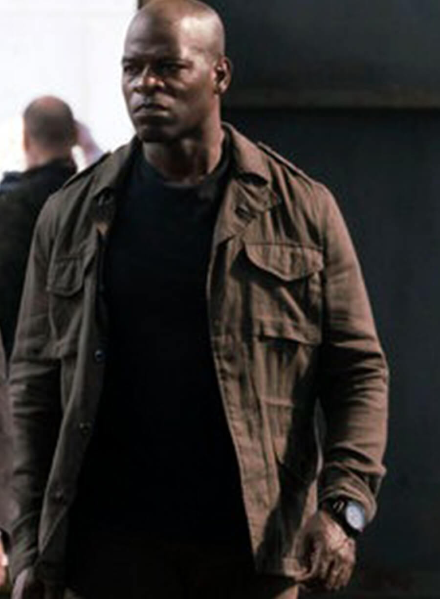Hisham Tawfiq The Blacklist  Dembe Zuma Brown Cotton Jacket