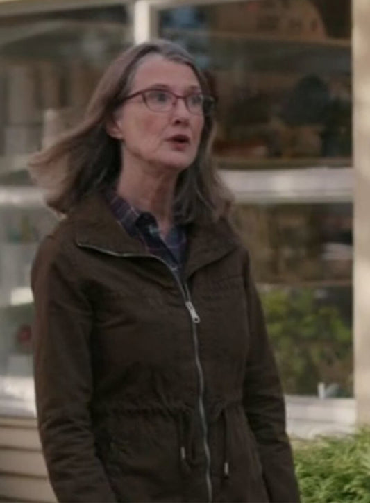 Hope McCrea Virgin River Brown Hooded Jacket