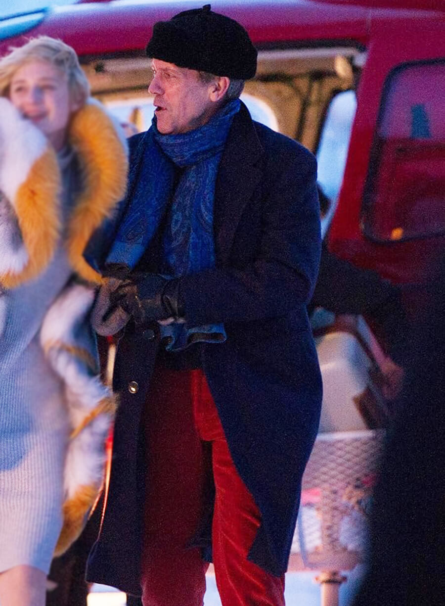  Hugh Laurie  The Night Manager Richard Onslow Wool Coat