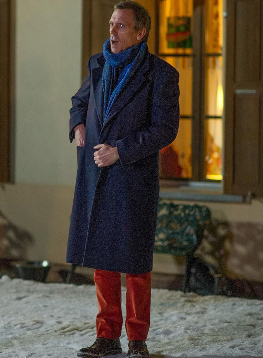  Hugh Laurie  The Night Manager Richard Onslow Wool Coat