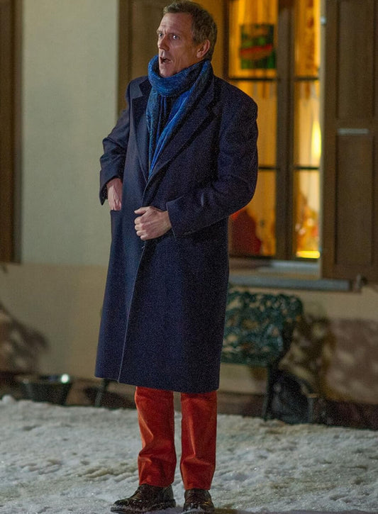  Hugh Laurie  The Night Manager Richard Onslow Wool Coat