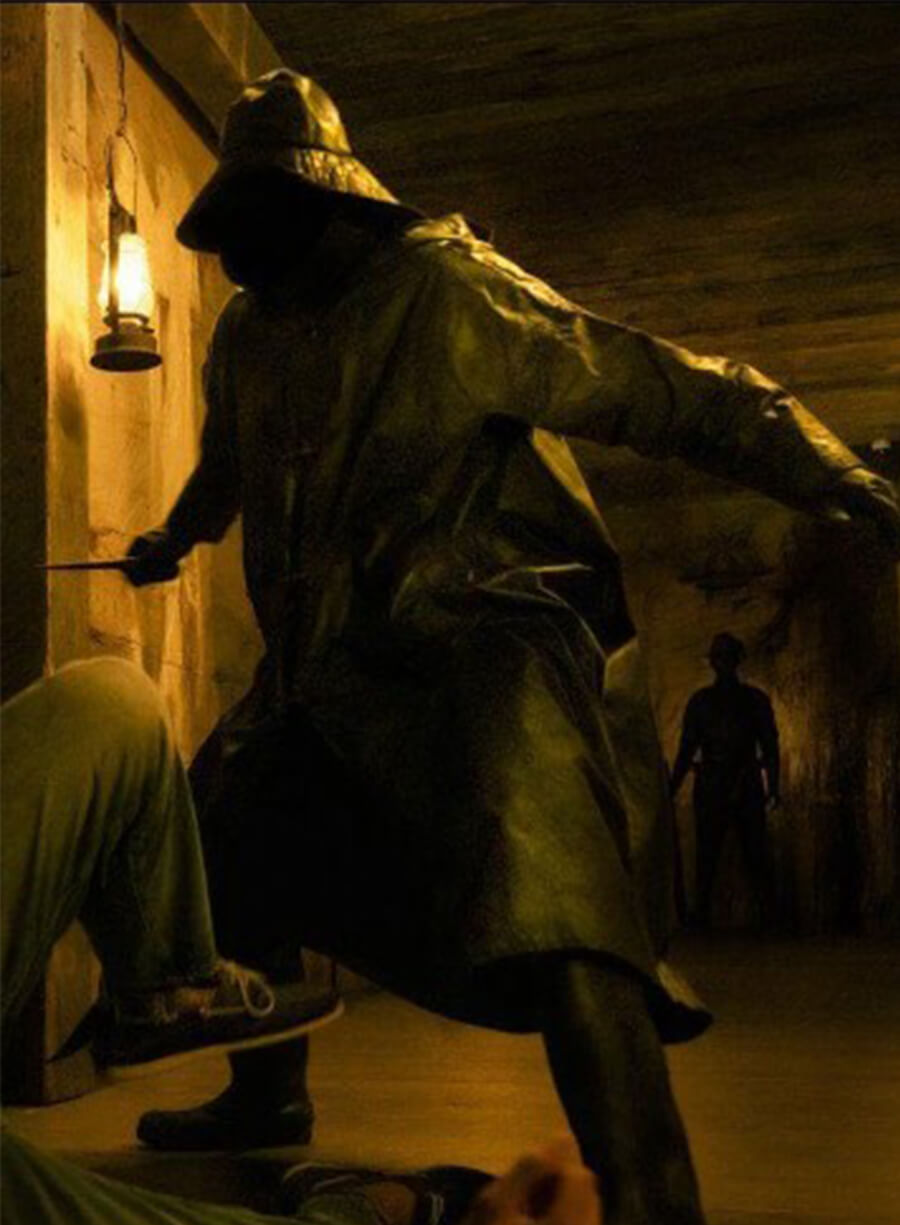 I Know What You Did Last Summer Ben Willis Leather Hooded Coat