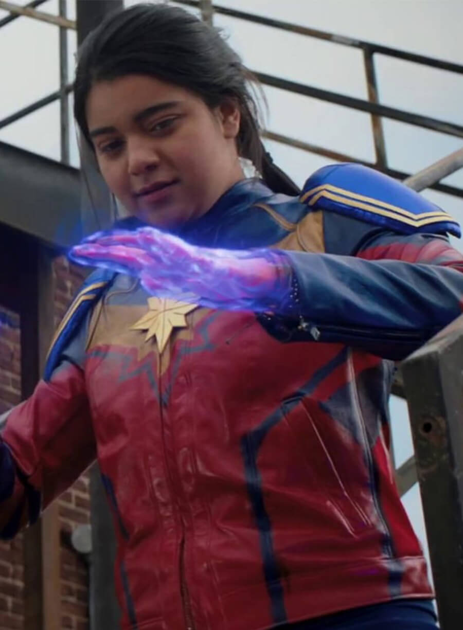 Iman Vellani Ms. Marvel Kamala Khan Costume Jacket