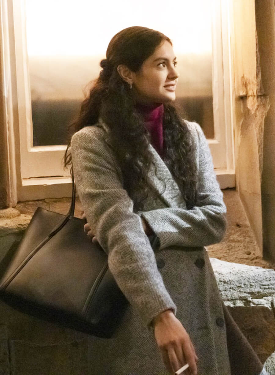 Indy Lewis Industry Venetia Berens Grey Wool Coat 