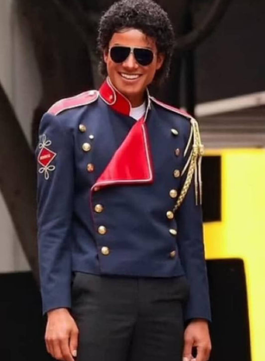 Jaafar Jackson Michael 2026 Blue Jacket