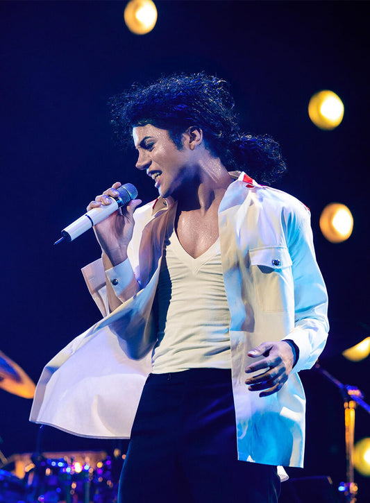 Jaafar Jackson Michael 2026 White Shirt