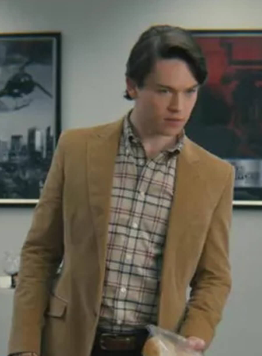Jack Martin Not Suitable for Work  Josh Teitelbaum Brown Blazer
