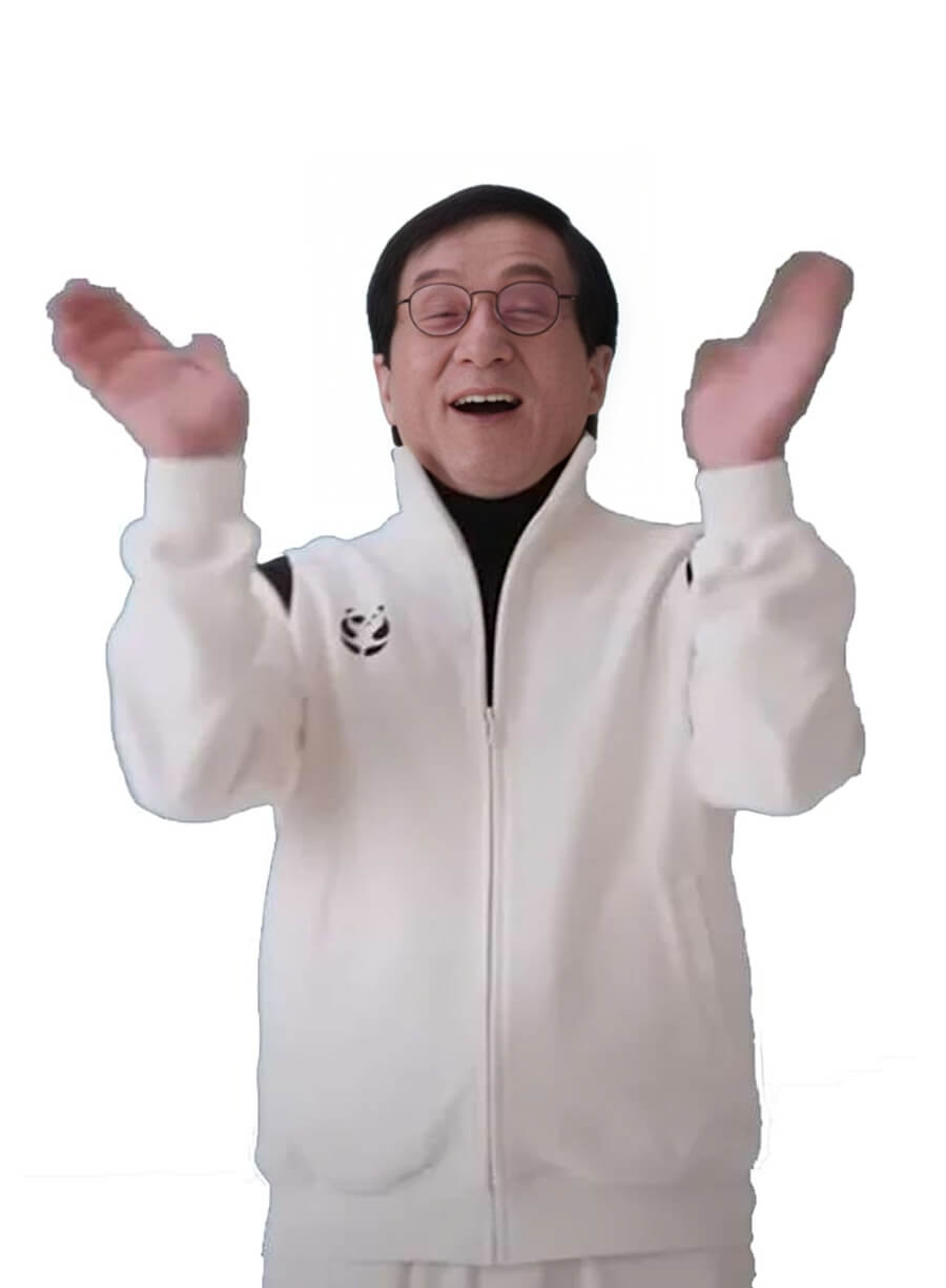 Jackie Chan Karate Kid Legends 2025 White Panda Jacket