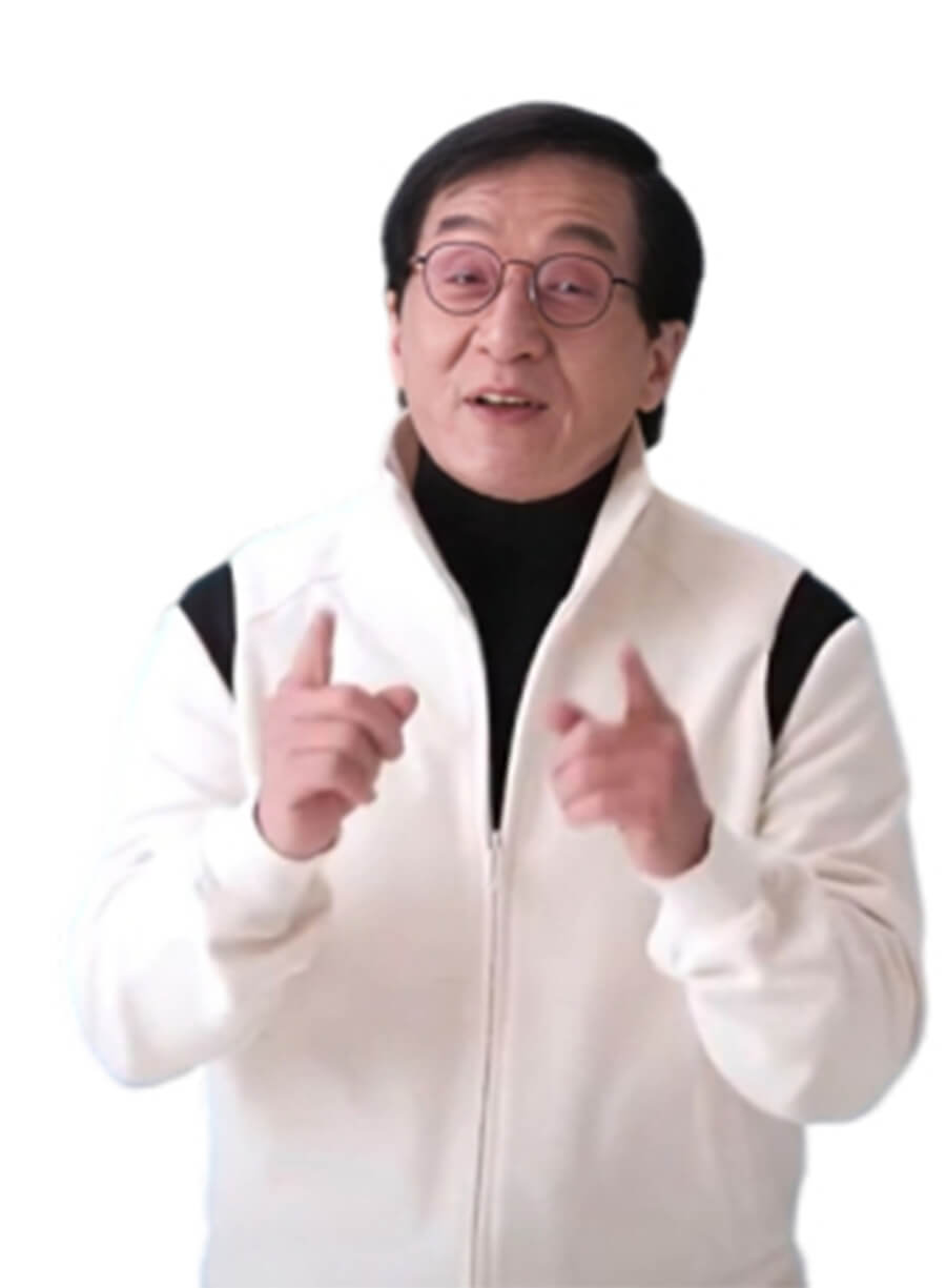 Jackie Chan Karate Kid Legends 2025 White Panda Jacket