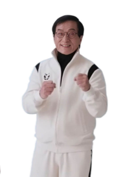 Jackie Chan Karate Kid Legends 2025 White Panda Jacket