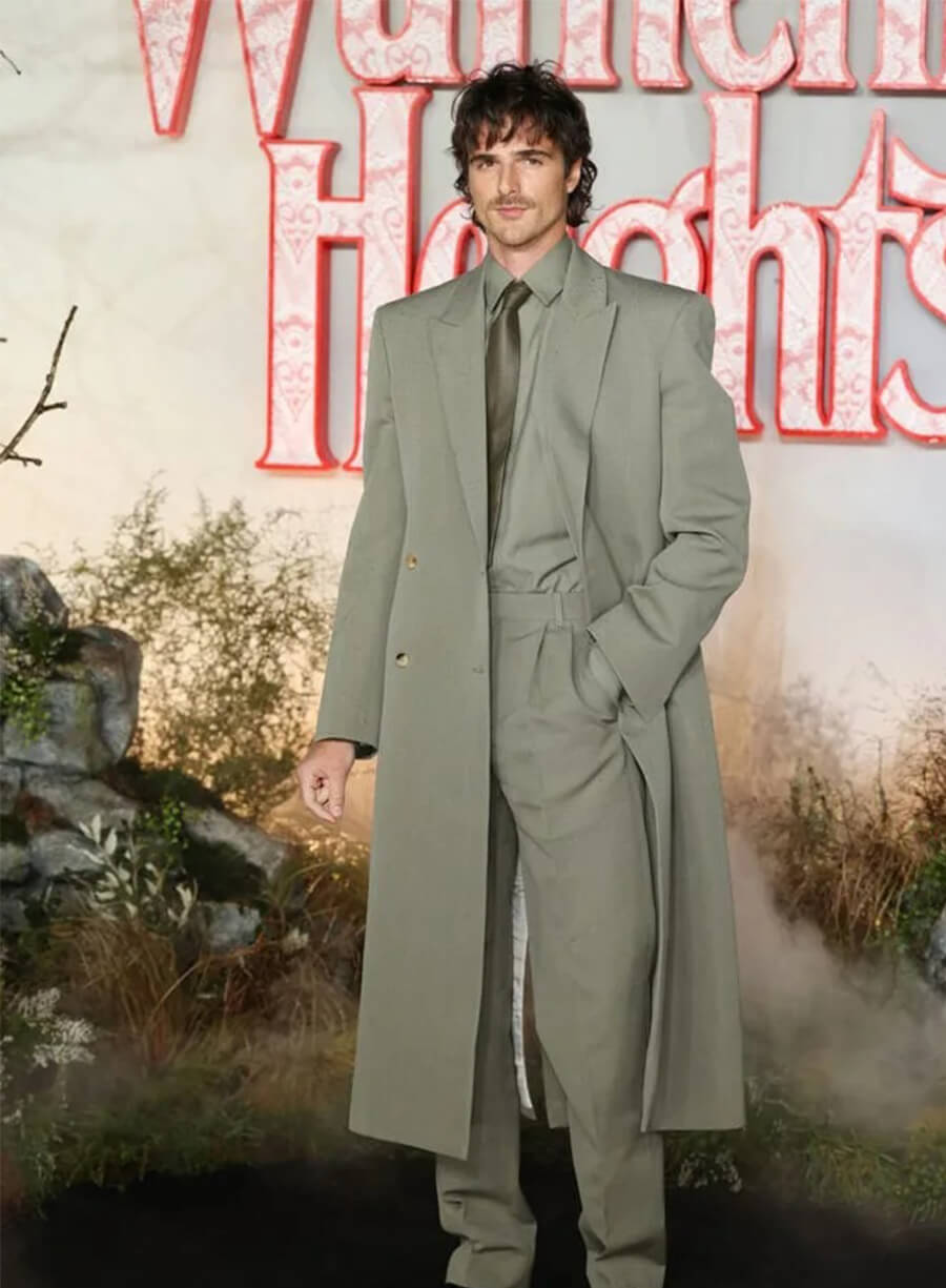Jacob Elordi Wuthering Heights 2026 Event Coat 