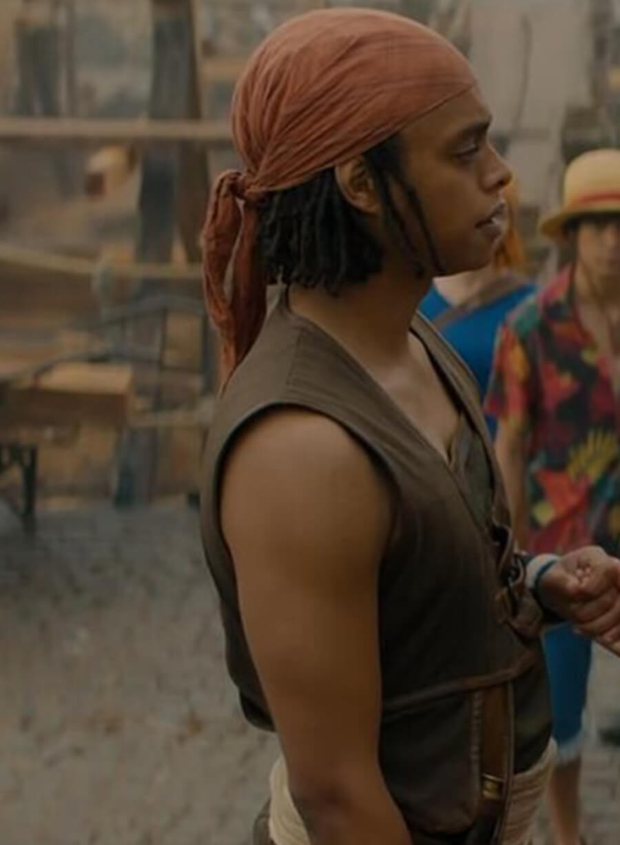 Jacob Gibson One Piece Usopp Brown Vest