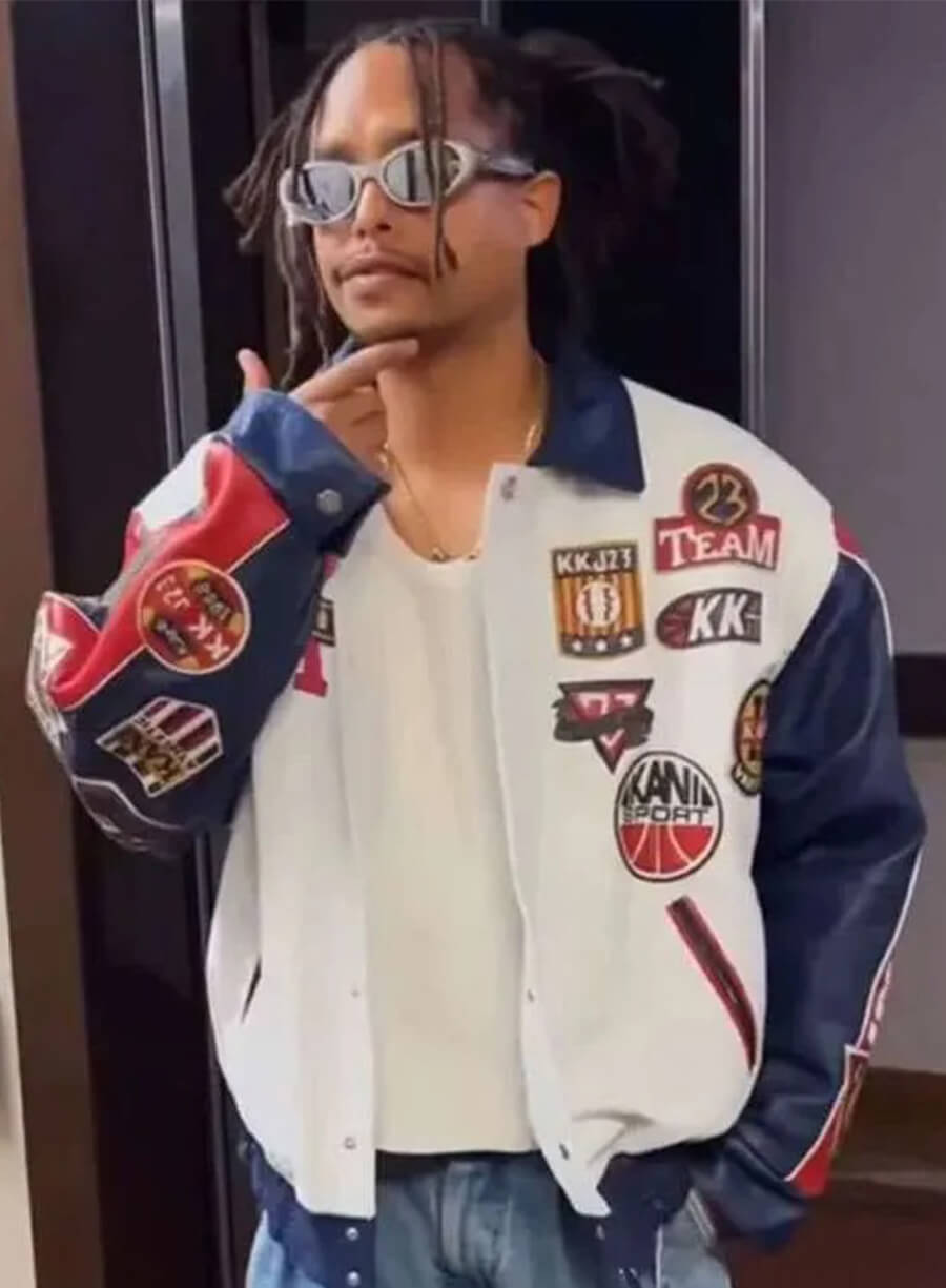 Jacob Romero One Piece Embroidery Leather Jacket