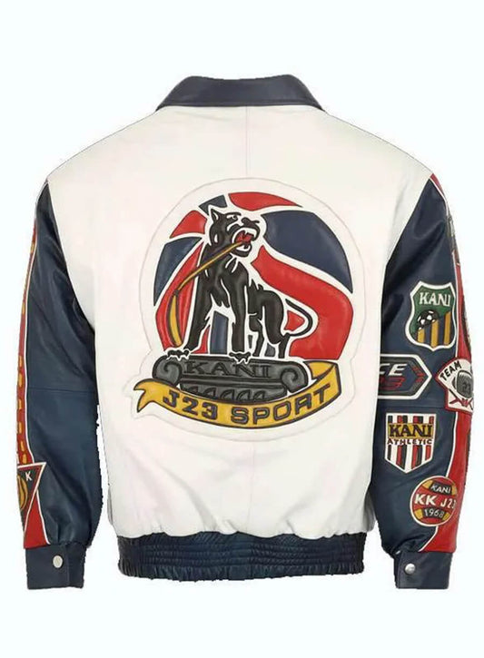 Jacob Romero One Piece Embroidery Leather Jacket