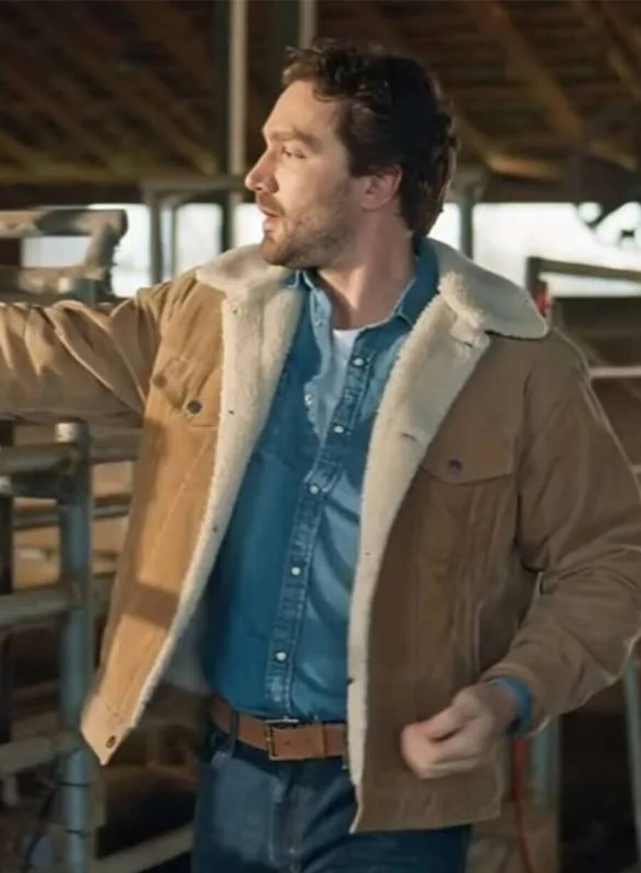 Jake Foy The Wish Swap 2025 Henry Shearling Jacket 