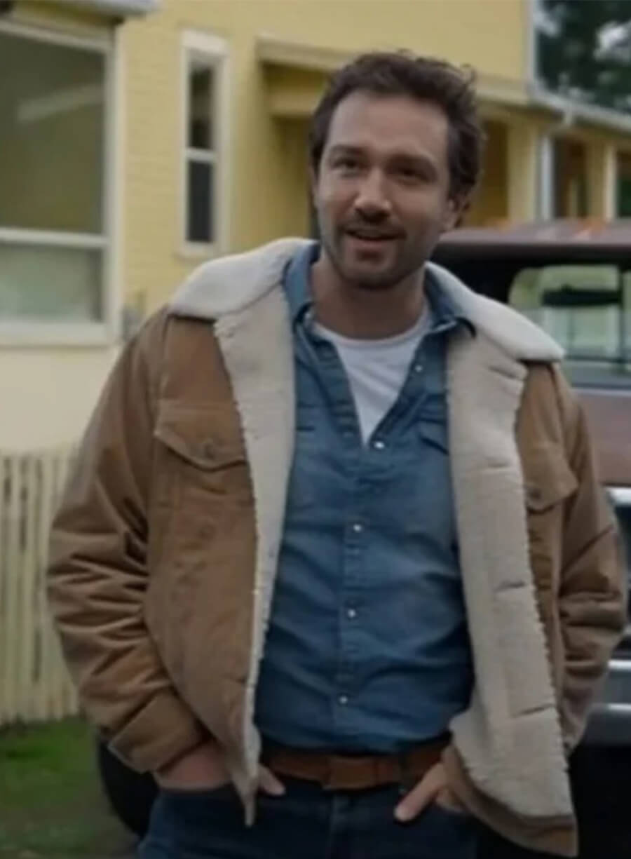 Jake Foy The Wish Swap 2025 Henry Shearling Jacket 