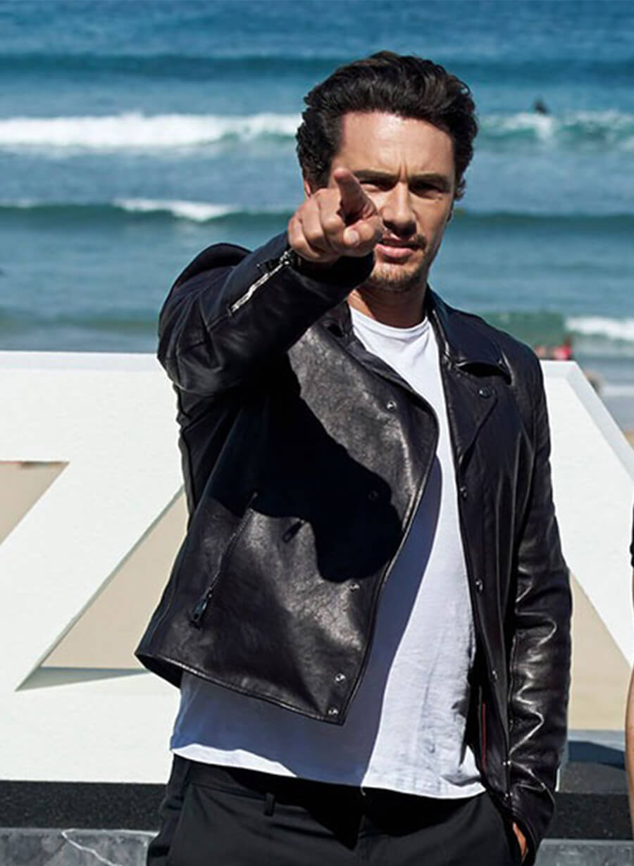James Franco Sebastian Film Festival 2017 Leather Jacket