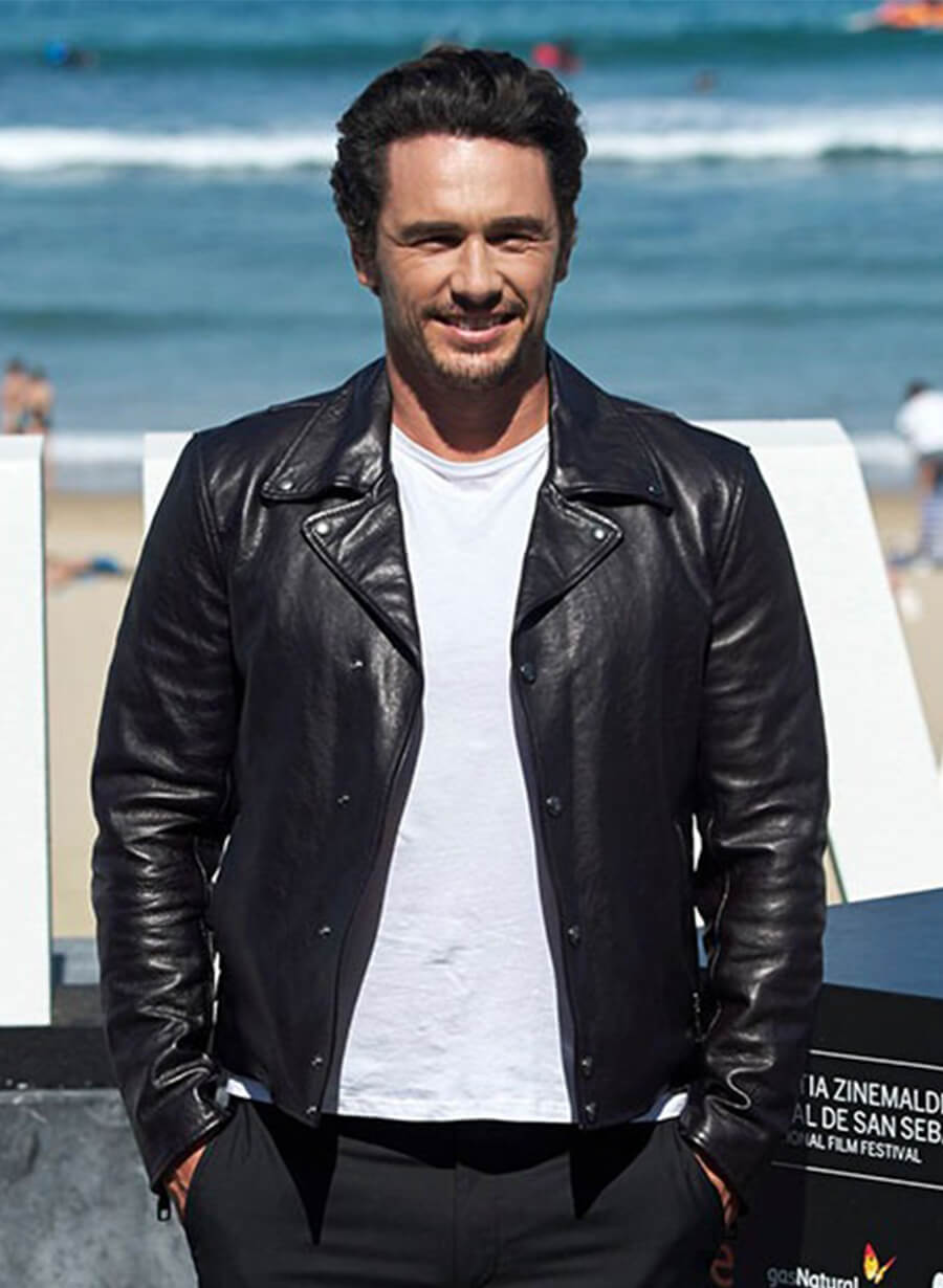 James Franco Sebastian Film Festival 2017 Leather Jacket