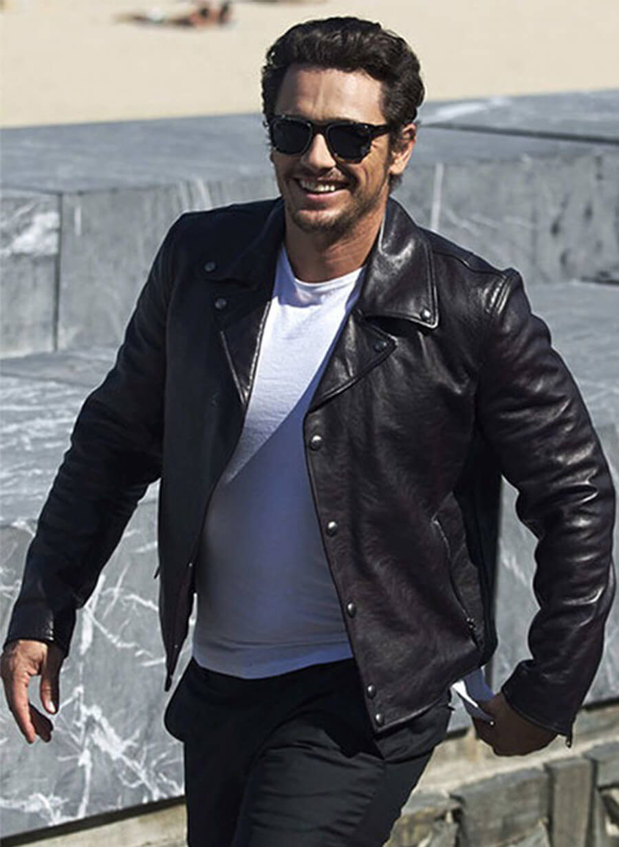 James Franco Sebastian Film Festival 2017 Leather Jacket