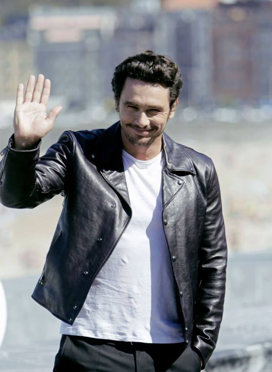 James Franco Sebastian Film Festival 2017 Leather Jacket