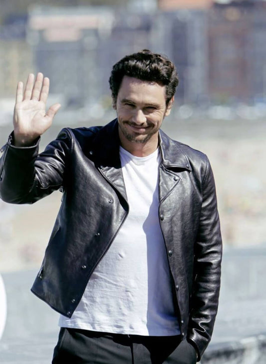 James Franco Sebastian Film Festival 2017 Leather Jacket