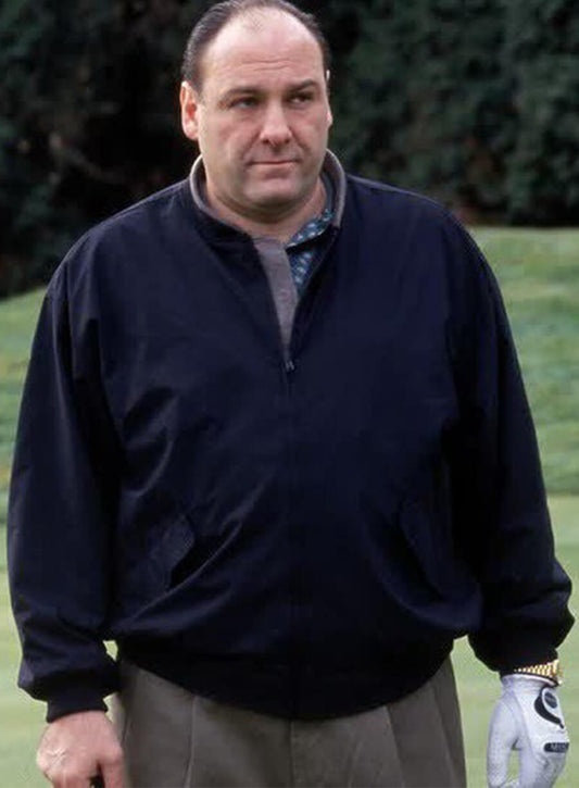 James Gandolfini The Sopranos Tony Soprano Black Jacket