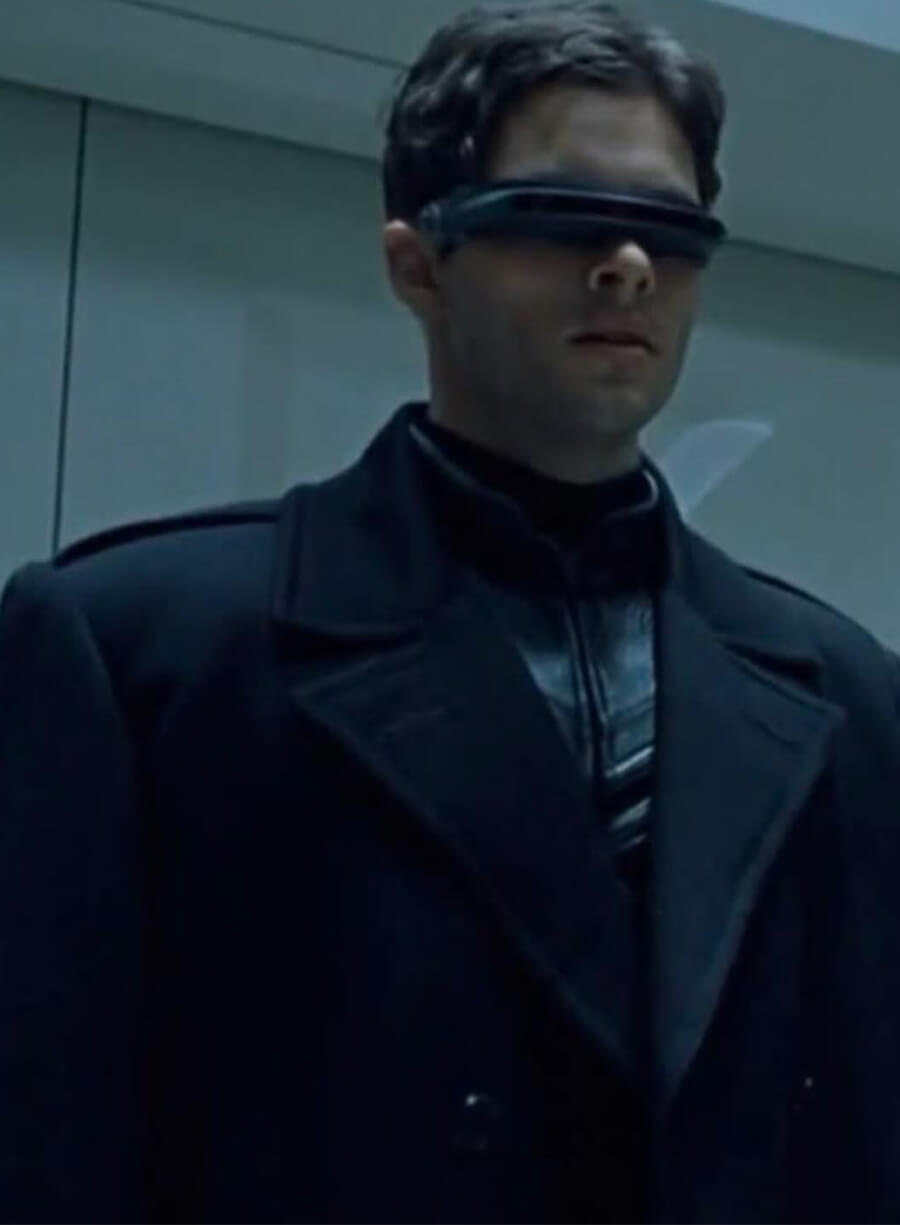 James Marsden Avengers: Doomsday 2026 Cyclops Black Coat