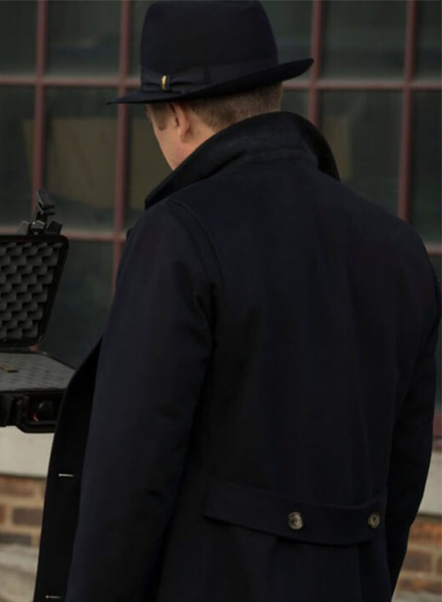 James Spader The Blacklist Raymod ‘Red’ Black Wool Coat