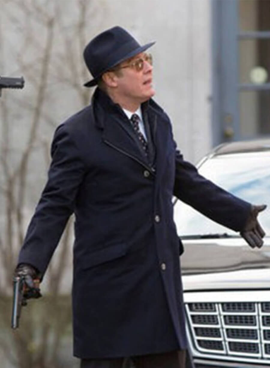 James Spader The Blacklist Raymod ‘Red’ Black Wool Coat