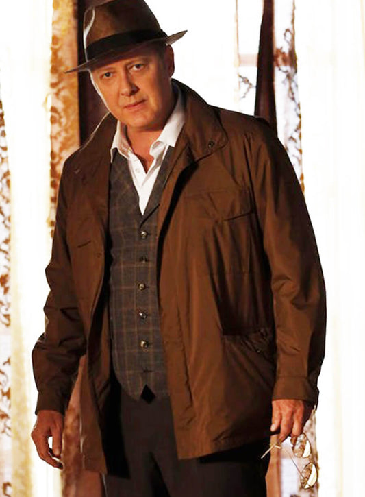 James Spader The Blacklist Raymod Red Brown Jacket