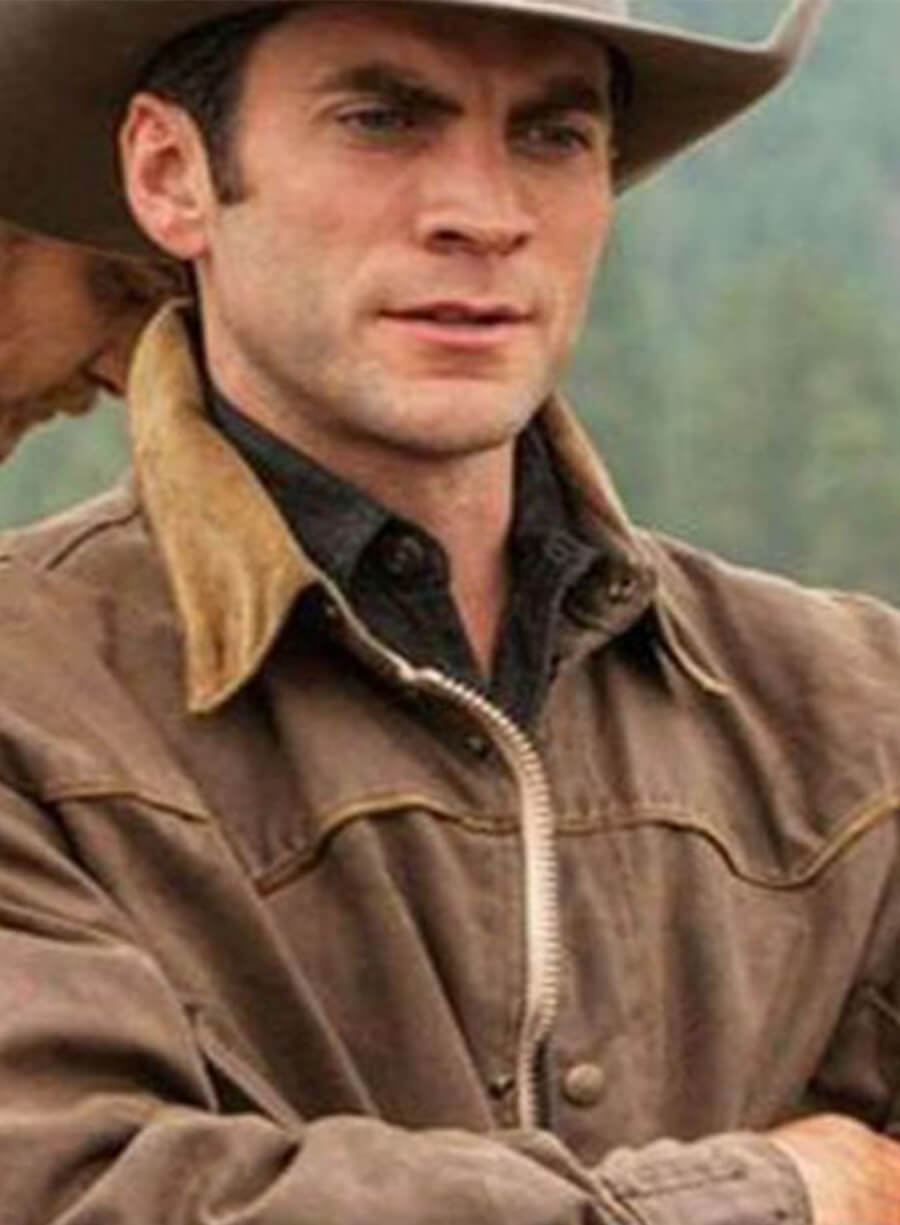 Jamie Dutton Yellowstone Brown Cotton Jacket